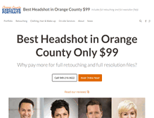 Tablet Screenshot of orangecountybusinessportraits.com